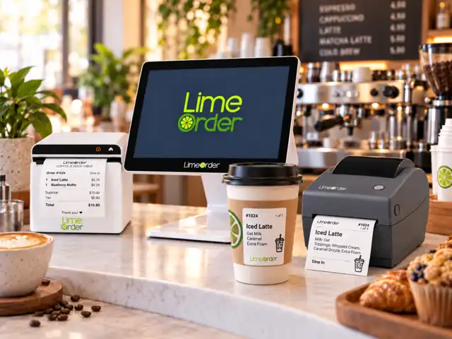Coffee shop POS system