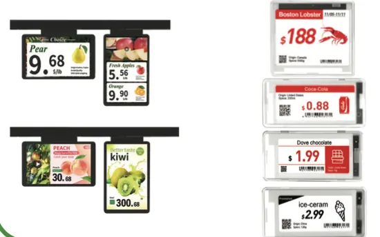Digital Price Tags for Shelves