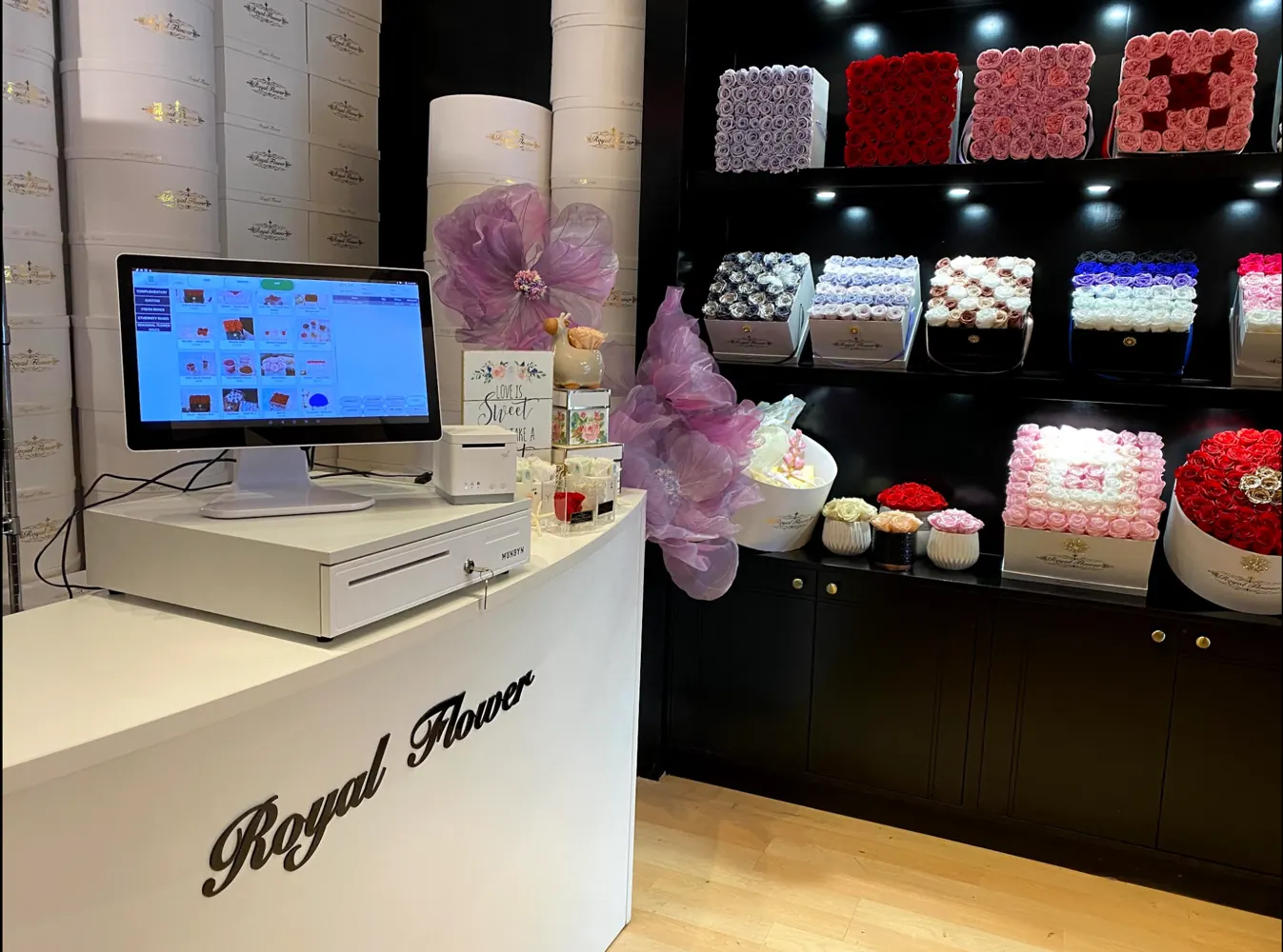 Florist and flower shop POS system