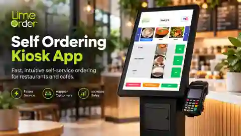 Self ordering kiosk system